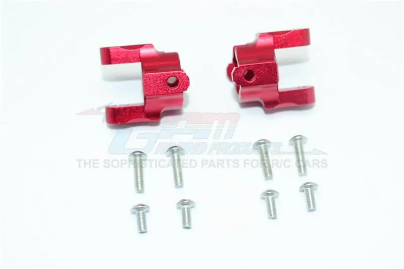 Hpi Venture Toyota Fj Cruiser Aluminum Front C Hubs - 1Pr Set Red 1