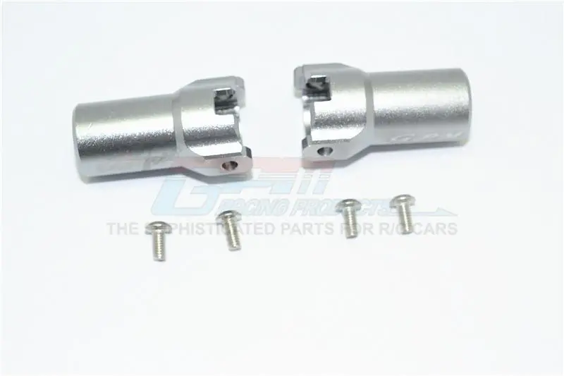 Hpi Venture Toyota Fj Cruiser Aluminum Rear Axle Adapter - 1Pr Set Gray Silver 1