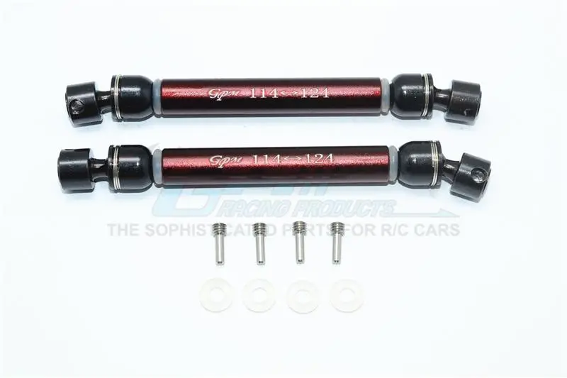 Hpi Venture Toyota Fj Cruiser Aluminum + Steel Front / Rear Cvd Main Shafts - 1Pr Set Brown 1