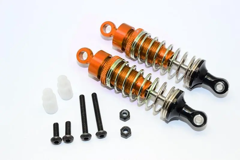 Hpi Wr8 Flux Aluminum Front Adjustable Damper (70Mm) - 1Pr Set Orange 1