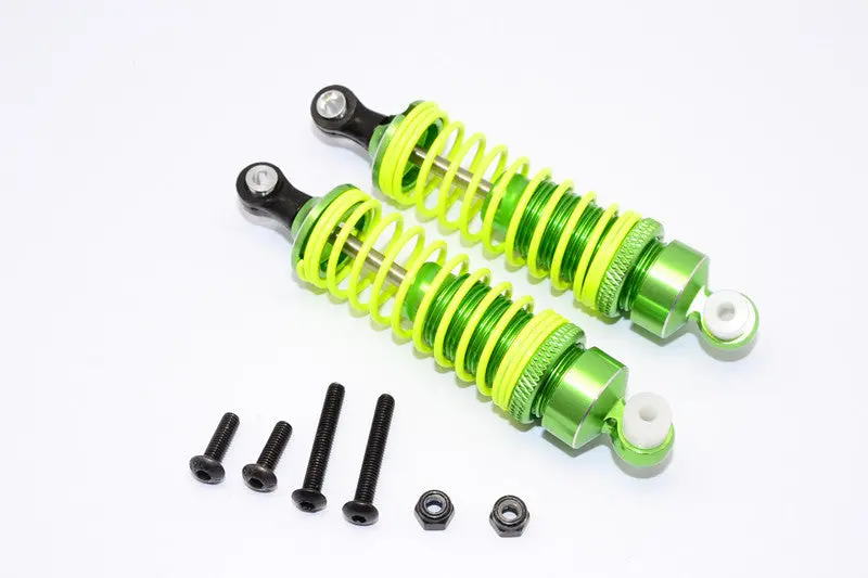 Hpi Wr8 Flux Aluminum Rear Adjustable Damper (75Mm) - 1Pr Set Green 1