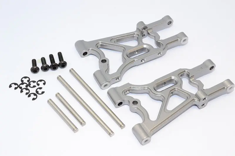 Hpi Wr8 Flux Aluminum Rear Suspension Arm - 1Pr Set Gray Silver 1