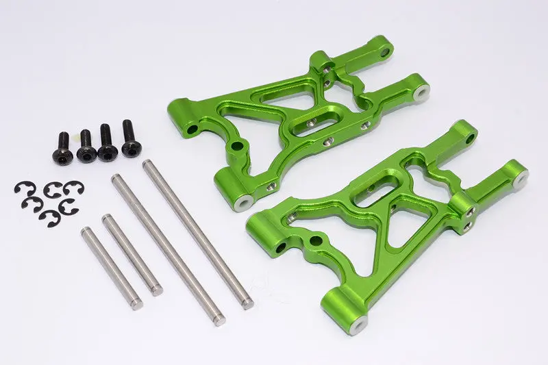 Hpi Wr8 Flux Aluminum Rear Suspension Arm - 1Pr Set Green 1