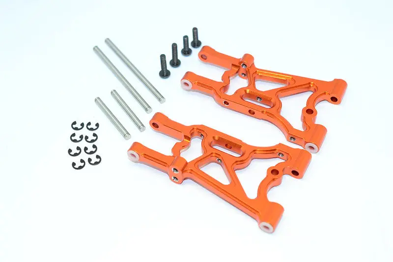 Hpi Wr8 Flux Aluminum Rear Suspension Arm - 1Pr Set Orange 1