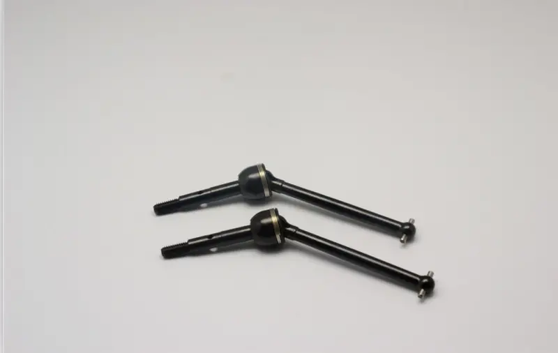 Hpi Wr8 Flux Spring Steel+Steel #45 Front/Rear Cvd Drive Shaft - 1Pr Set Black 1