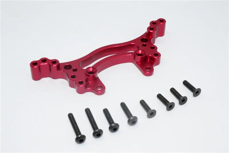 Hsp 94103 Aluminum Rear Shock Tower - 1Pc Red 1