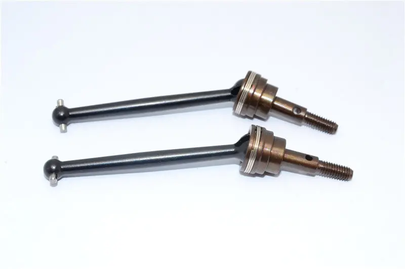 Hsp 94103 Steel Front/Rear Cvd Drive Shaft With Spring Steel Joint (53Mm) - 1Pr Set Black 1