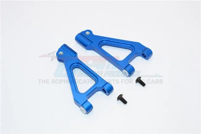 Kyosho Inferno Mp 7.5 Aluminum Front Upper Arm With Screws - 1Pr Blue 1