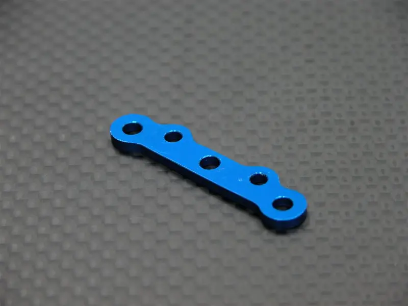 Kyosho Mini Inferno Aluminum Front Arm Plate For Front Gear Box - 1Pc Blue 1