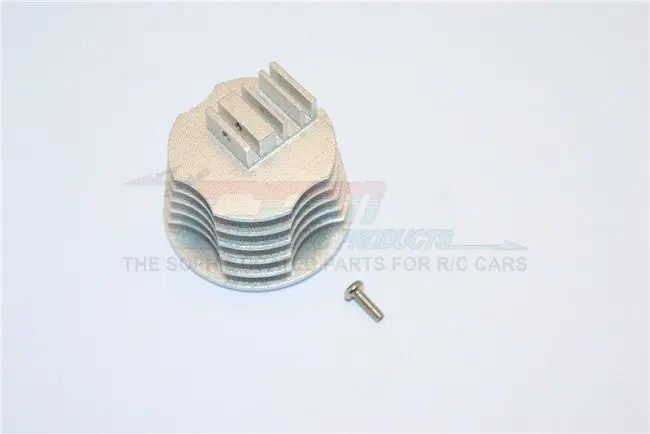 Kyosho Mini Inferno Aluminum Heat Sink For Speed Controller With Screw (Special Design) - 1Pc Set Silver 1