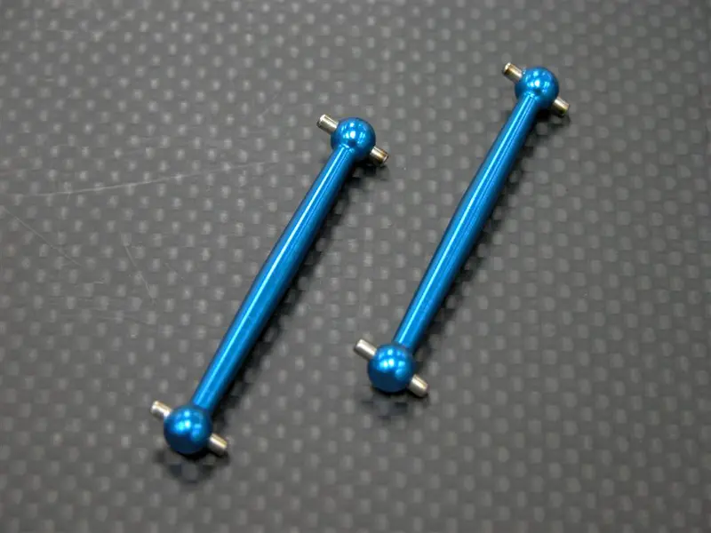 Kyosho Mini Inferno Aluminum Main Shaft (47Mm) - 1Pr Blue 1