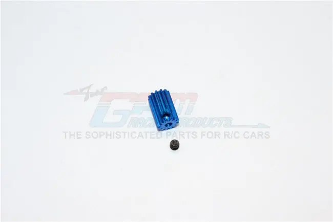 Kyosho Mini Inferno Aluminum Motor Gear (12T) - 1Pc Set Blue 1