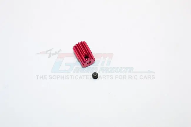 Kyosho Mini Inferno Aluminum Motor Gear (13T) - 1Pc Set Red 1