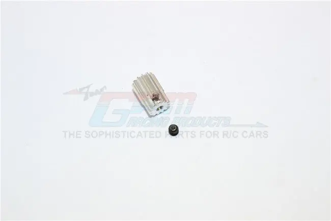 Kyosho Mini Inferno Aluminum Motor Gear (13T) - 1Pc Set Silver 1