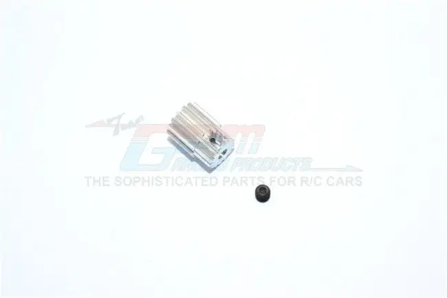 Kyosho Mini Inferno Aluminum Motor Gear (14T) - 1Pc Set Silver 1