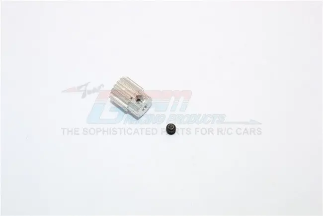 Kyosho Mini Inferno Aluminum Motor Gear (15T) - 1Pc Set Silver 1