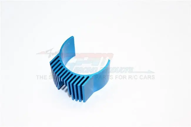 Kyosho Mini Inferno Aluminum Motor Heat Sink (Special Design) - 1Pc Blue 1