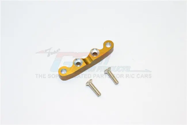 Kyosho Mini Inferno Aluminum Rear Arm Bulk For Front Gear Box With Screws - 1Pc Set Golden Black 1