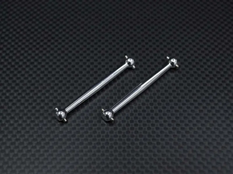 Kyosho Mini Inferno Aluminum Rear Dog Bone (47Mm) - 1Pr Silver 1
