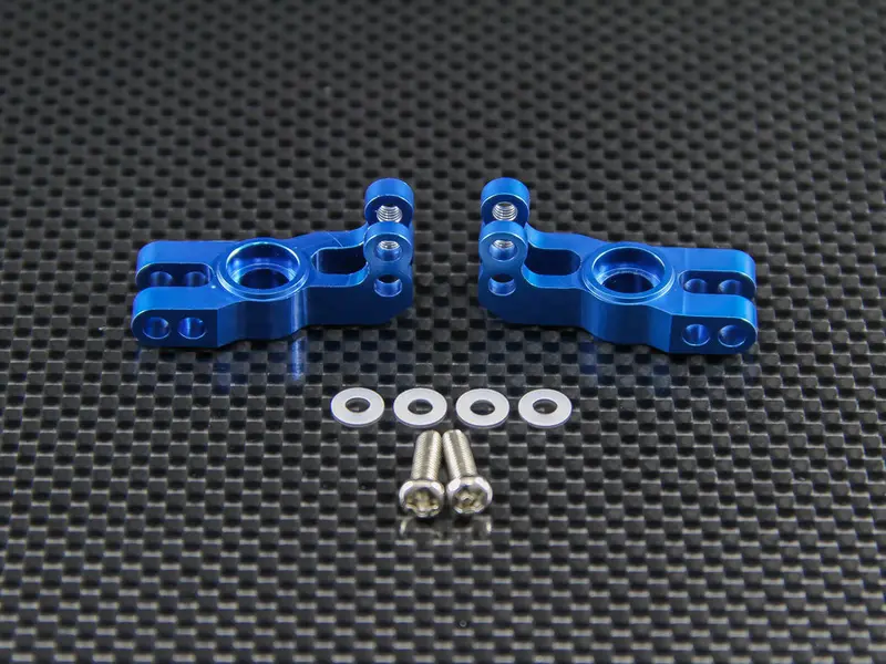 Kyosho Mini Inferno Aluminum Rear Knuckle Arm - 1Pr Blue 1