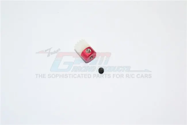 Kyosho Mini Inferno Delrin Motor Gear (13T) - 1Pc Set Red 1