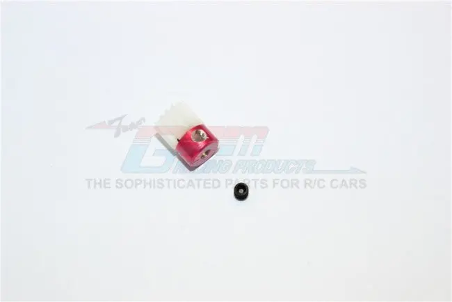 Kyosho Mini Inferno Delrin Motor Gear (14T) - 1Pc Set Red 1