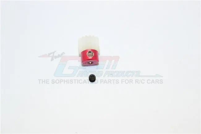 Kyosho Mini Inferno Delrin Motor Gear (16T) - 1Pc Set Red 1