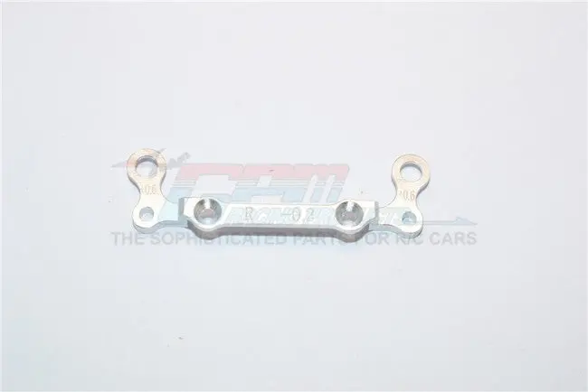 Kyosho Mini-Z Awd Aluminum Rear Knuckle Arm Holder Gpm Design (Toe Out : 0.2Mm, Thick : 0.6Mm) - 1Pc Silver 1
