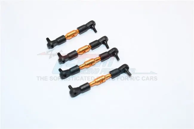 Kyosho Mini-Z Monster Aluminum Completed Tie Rod Set - 2Prs Set Gold 1