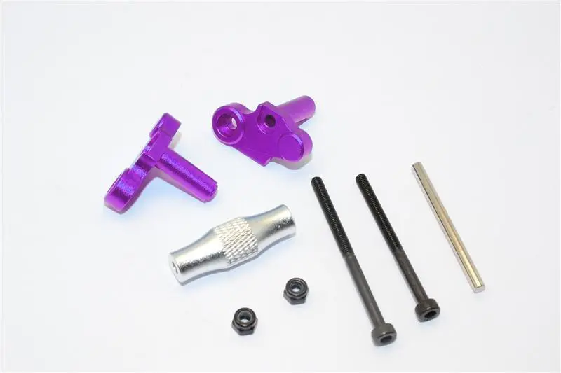 Kyosho Motorcycle Nsr500 Aluminum Front Chassis Holder - 1 Set Purple 1