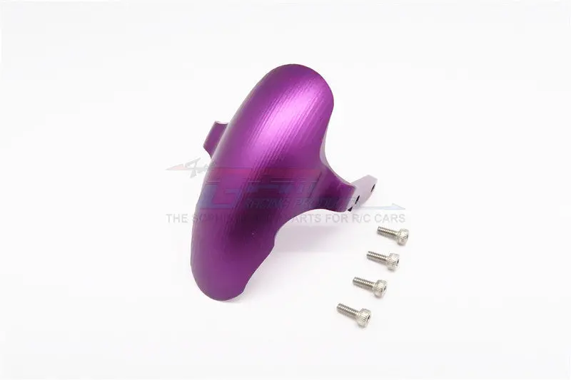 Kyosho Motorcycle Nsr500 Aluminum Front Wheel Fender Xl - 1Pc Set Purple 1