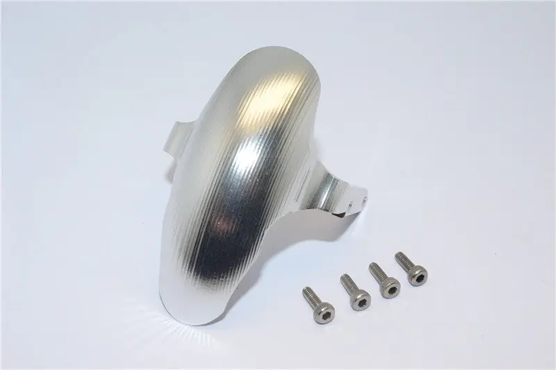 Kyosho Motorcycle Nsr500 Aluminum Front Wheel Fender Xl - 1Pc Set Silver 1