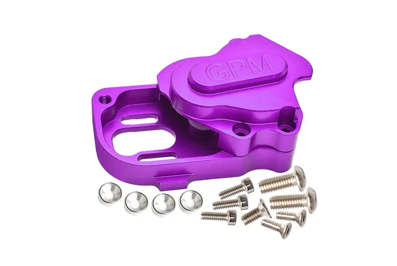 Kyosho Motorcycle Nsr500 Aluminum Gear Box (New Design Suitable For Modified Gear Ratio) - 1 Set Purple 1