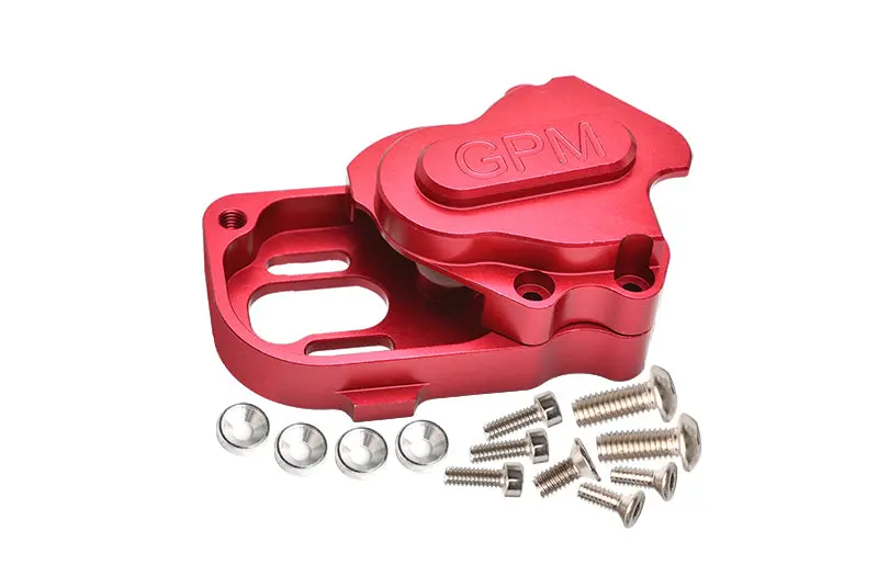 Kyosho Motorcycle Nsr500 Aluminum Gear Box (New Design Suitable For Modified Gear Ratio) - 1 Set Red 1