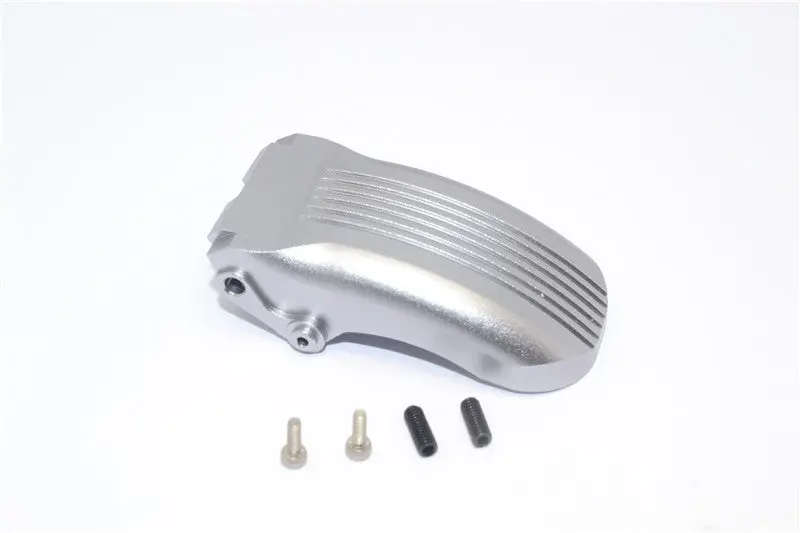 Kyosho Motorcycle Nsr500 Aluminum Rear Wheel Fender - 1Pc Set Gray Silver 1