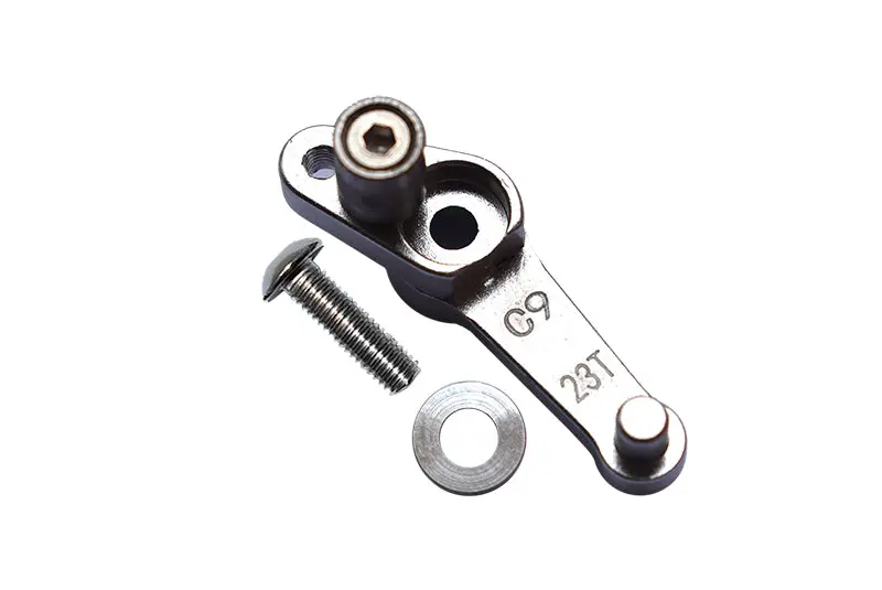 Kyosho Motorcycle Nsr500 Aluminum Servo Arm 23T (C9) - 1Pc Set Silver 1