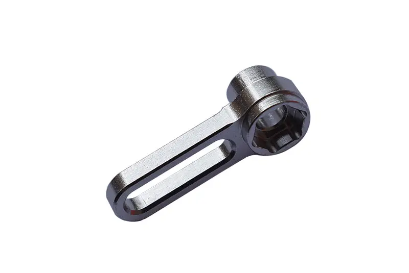 Kyosho Motorcycle Nsr500 Aluminum Steering Arm (C10) - 1Pc Silver 1