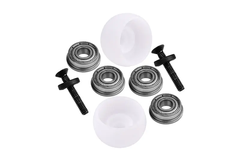 Los264003 Promoto-Mx Upgrades Side Wheel Replacement Lean Bar Wheel Set For Losi 1:4 Promoto-Mx Motorcycle Dirt Bike Rtr Fxr Los06000 Los06002 - White 1