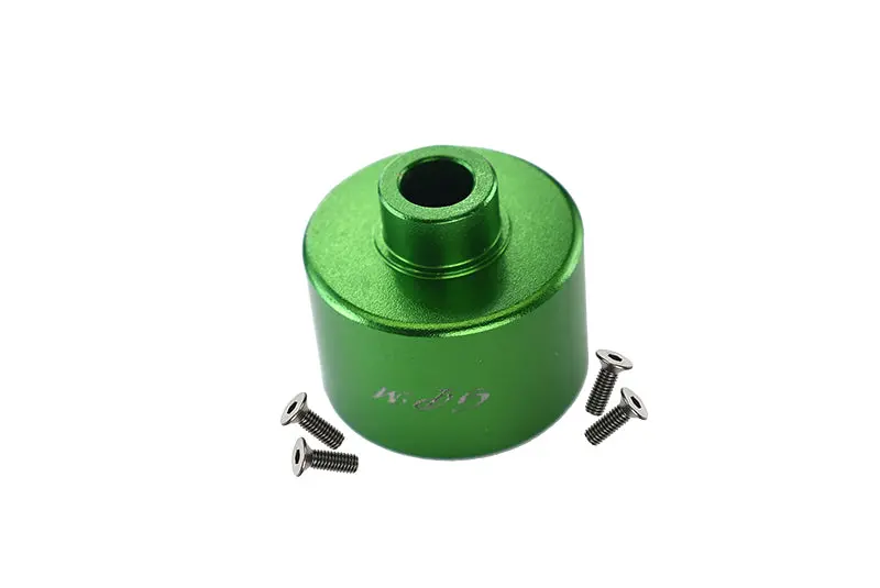 Losi 1/10 Baja Rey 4Wd Desert Truck Aluminum Front Or Rear Diff Case - 1Pc Set Green 1