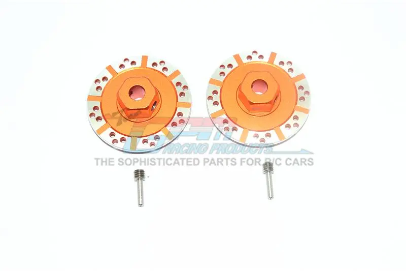 Losi 1/10 Baja Rey 4Wd Desert Truck (Los03008) Aluminum +1.5Mm Hex With Brake Disk With Silver Lining - 1Pr Set Orange 1