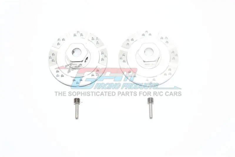 Losi 1/10 Baja Rey 4Wd Desert Truck (Los03008) Aluminum +1.5Mm Hex With Brake Disk With Silver Lining - 1Pr Set Silver 1