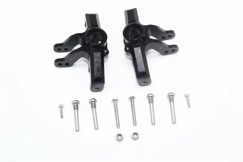 Losi 1/10 Baja Rey 4Wd Desert Truck (Los03008) Aluminum Front Knuckle Arms - 12Pc Set Black 1