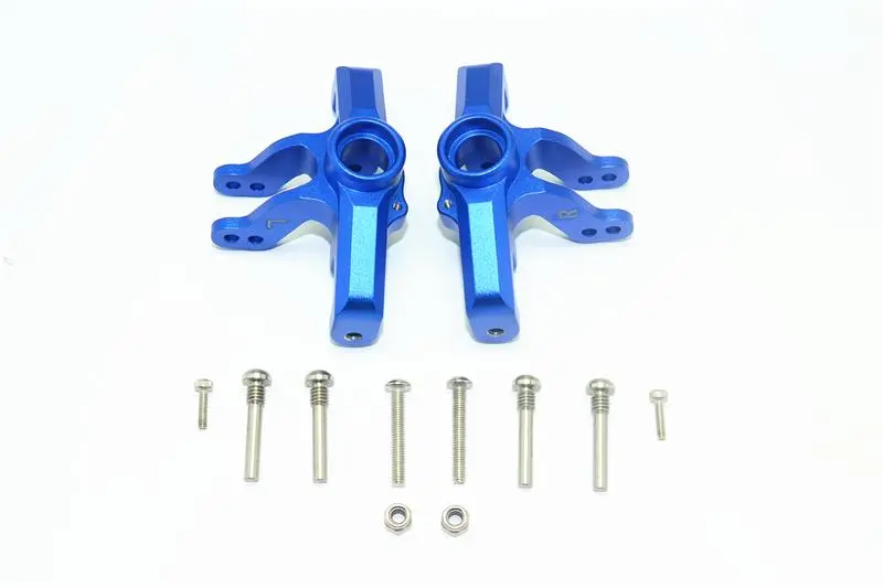 Losi 1/10 Baja Rey 4Wd Desert Truck (Los03008) Aluminum Front Knuckle Arms - 12Pc Set Blue 1
