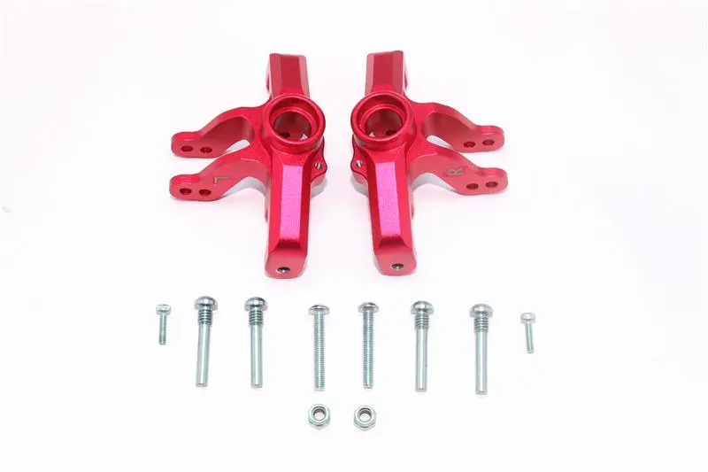 Losi 1/10 Baja Rey 4Wd Desert Truck (Los03008) Aluminum Front Knuckle Arms - 12Pc Set Red 1