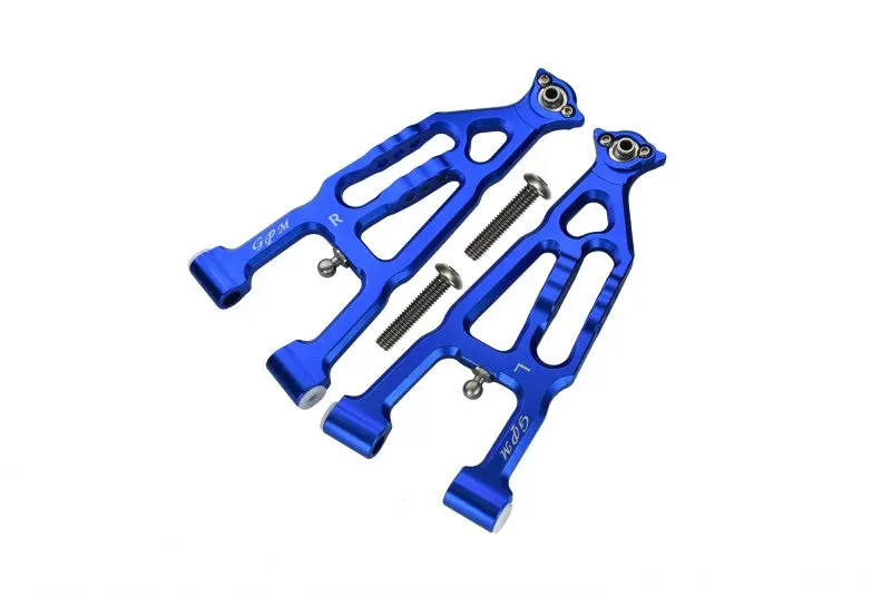 Losi 1/10 Baja Rey 4Wd Desert Truck (Los03008) Aluminum Front Lower Suspension Arm - 1 Pair Set Blue 1