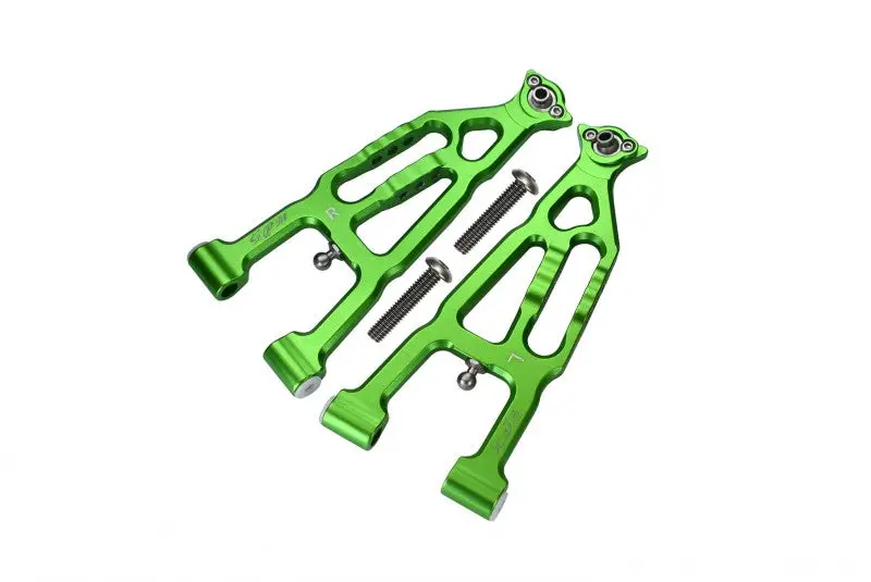 Losi 1/10 Baja Rey 4Wd Desert Truck (Los03008) Aluminum Front Lower Suspension Arm - 1 Pair Set Green 1