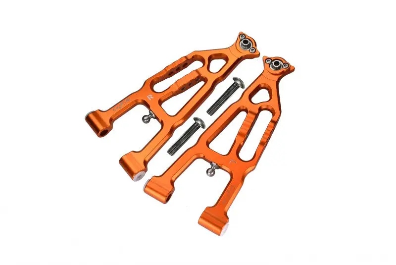 Losi 1/10 Baja Rey 4Wd Desert Truck (Los03008) Aluminum Front Lower Suspension Arm - 1 Pair Set Orange 1