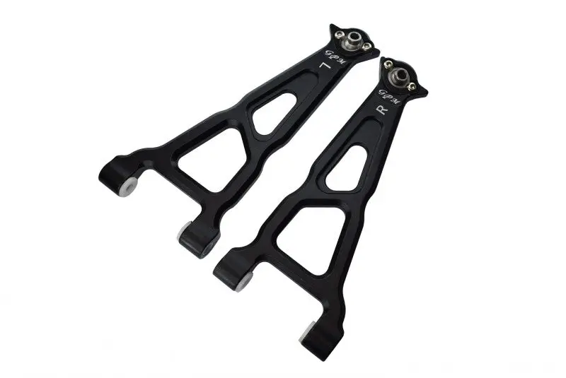 Losi 1/10 Baja Rey 4Wd Desert Truck (Los03008) Aluminum Front Upper Suspension Arm - 1 Pair Set Black 1
