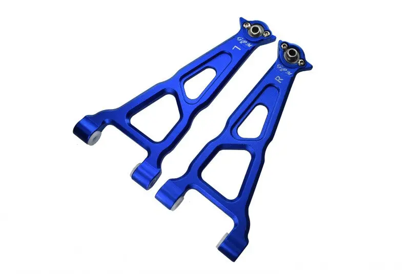 Losi 1/10 Baja Rey 4Wd Desert Truck (Los03008) Aluminum Front Upper Suspension Arm - 1 Pair Set Blue 1