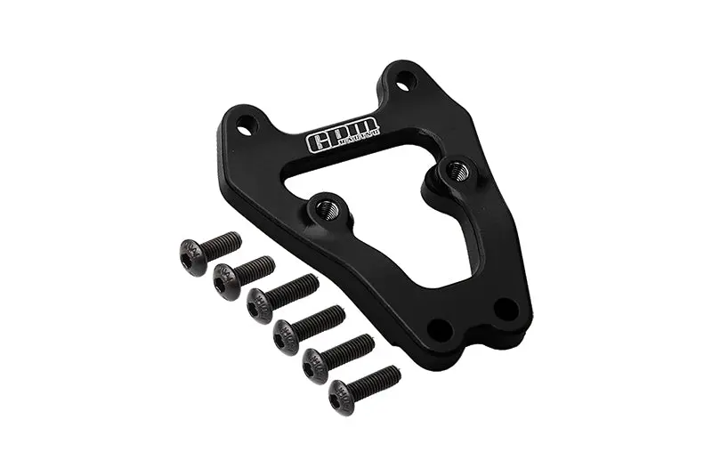 Losi 1/10 Lasernut U4 Tenacity Los03028 Aluminium Front Bumper Support Frame - 7Pc Set Black 1